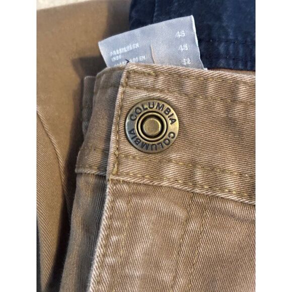 Columbia Mens Regular Fit Khaki Pants 35W 32L Cotton & Elastane - Picture 7 of 7